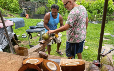 World Coconut Export Visit Koali Niu in Hāna, Maui